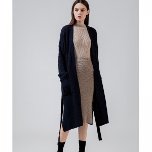 Laza, stílusos és alkalmi ausztrál gyapjú kardigán65003#