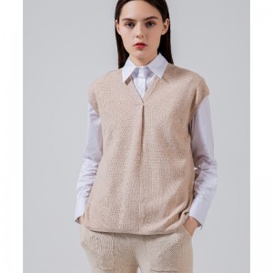 Timal divat Egyszerű szabadidő Joker Alapkötés Kis V-nyaki mellény 68053#