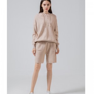 Divat-trend alkalmi, sokoldalú kötött kétrészes sportruha 68062#