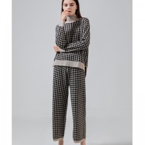 Divatos alkalmi joker kötött Qianbird-vakolt kétrészes öltöny 69002#